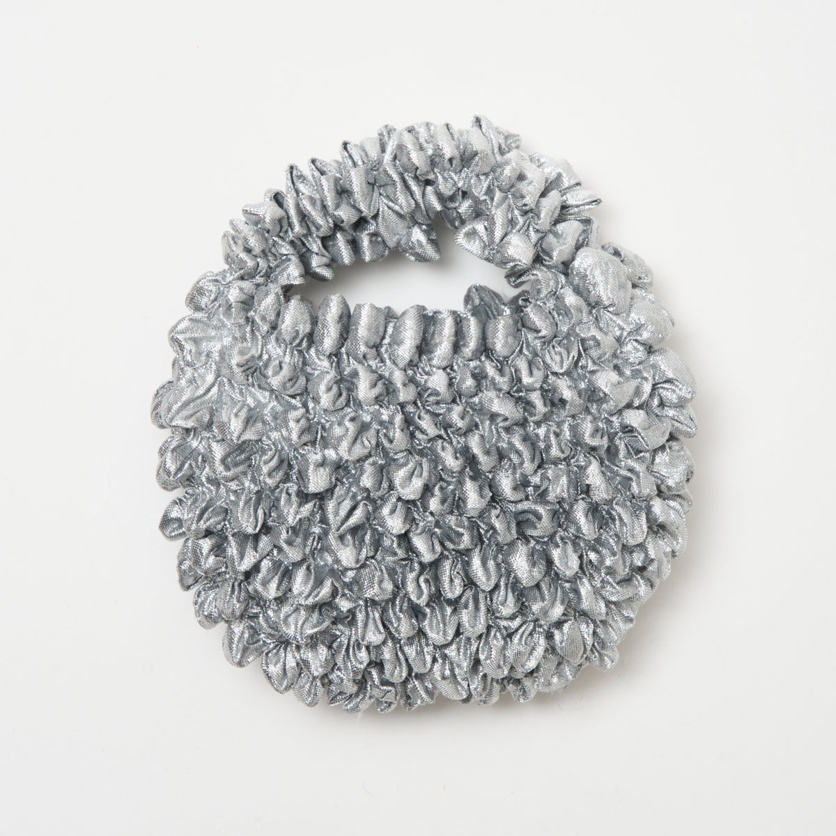 Double Layered Puku-Puku Bag Metallic