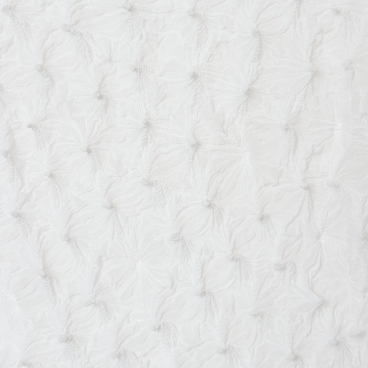Spiky Shibori Puff Sleeve Top - Chiffon/Solid Color