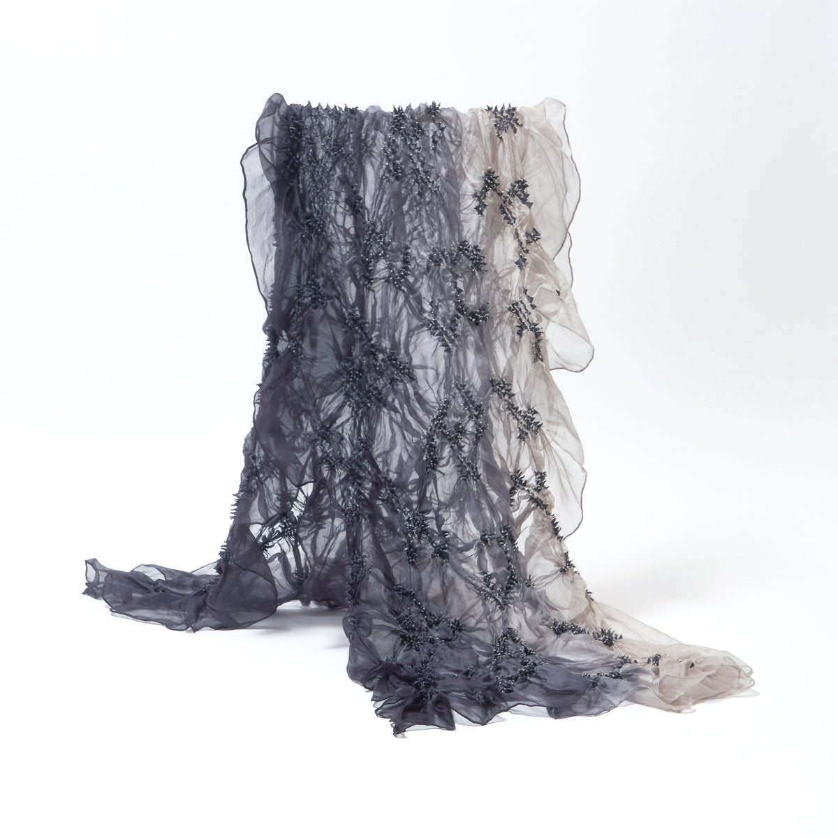Scarf with Karakusa Shibori
