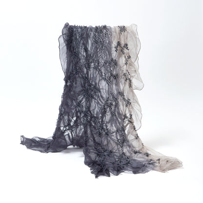 Scarf with Karakusa Shibori