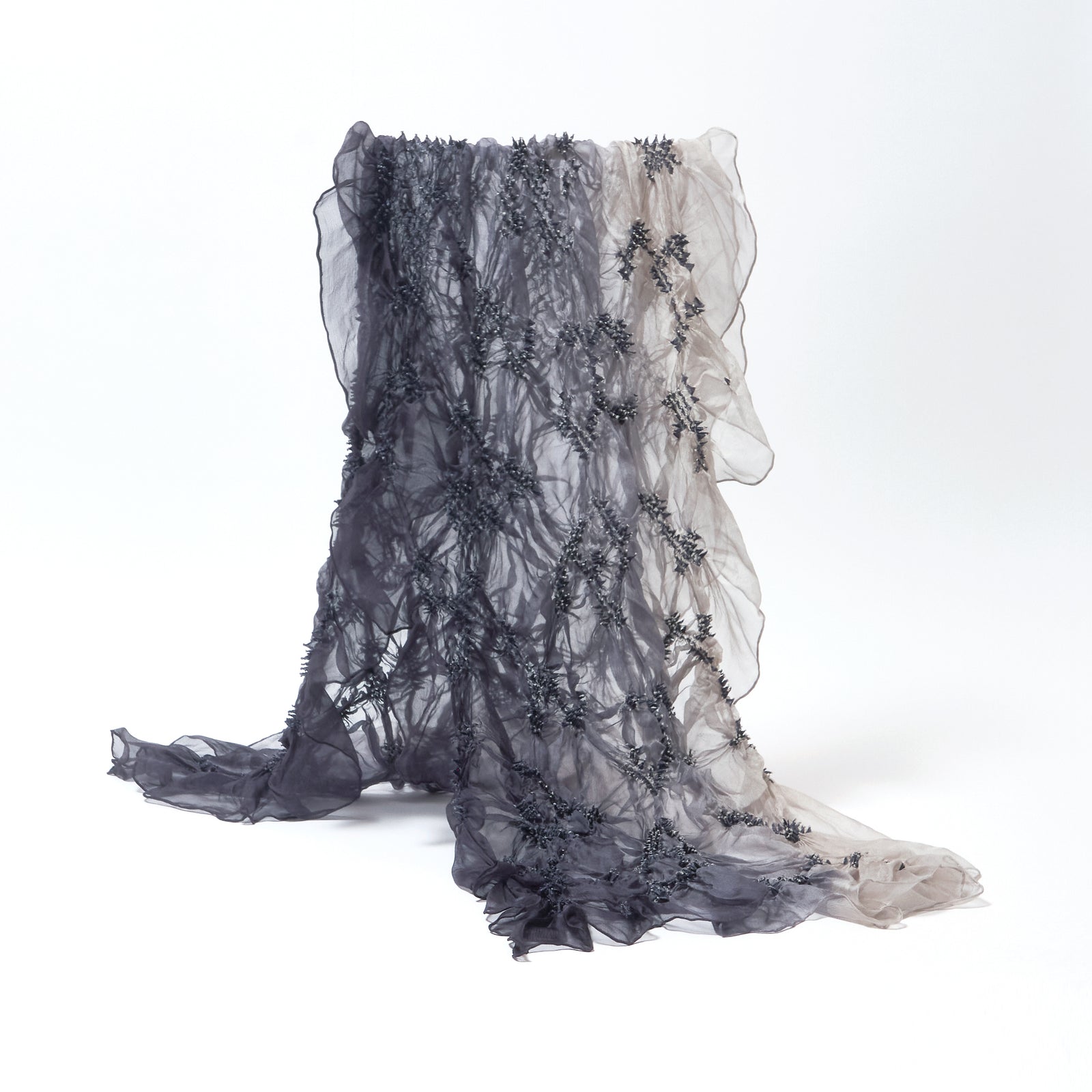 Scarf with Karakusa Shibori