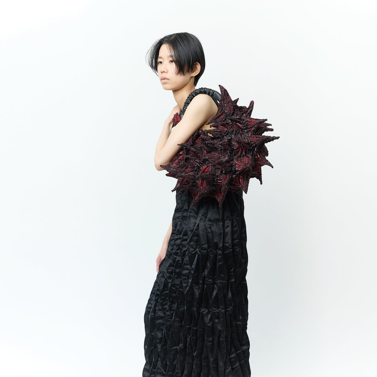 OBai Shibori Crescent Bag