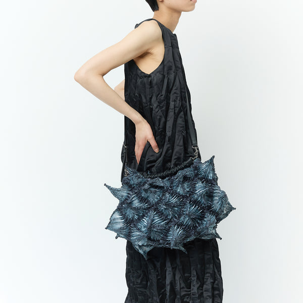 ◆新品◆BUNZABURO 大きなツンツンの2wayバッグ 青 x 黒 大きなツンツンの2wayバッグ - BUNZABURO