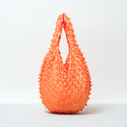 Spiky Shibori Tote Bag - Solid Color