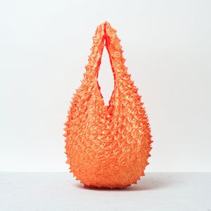  Spiky Shibori Tote Bag - Solid Color