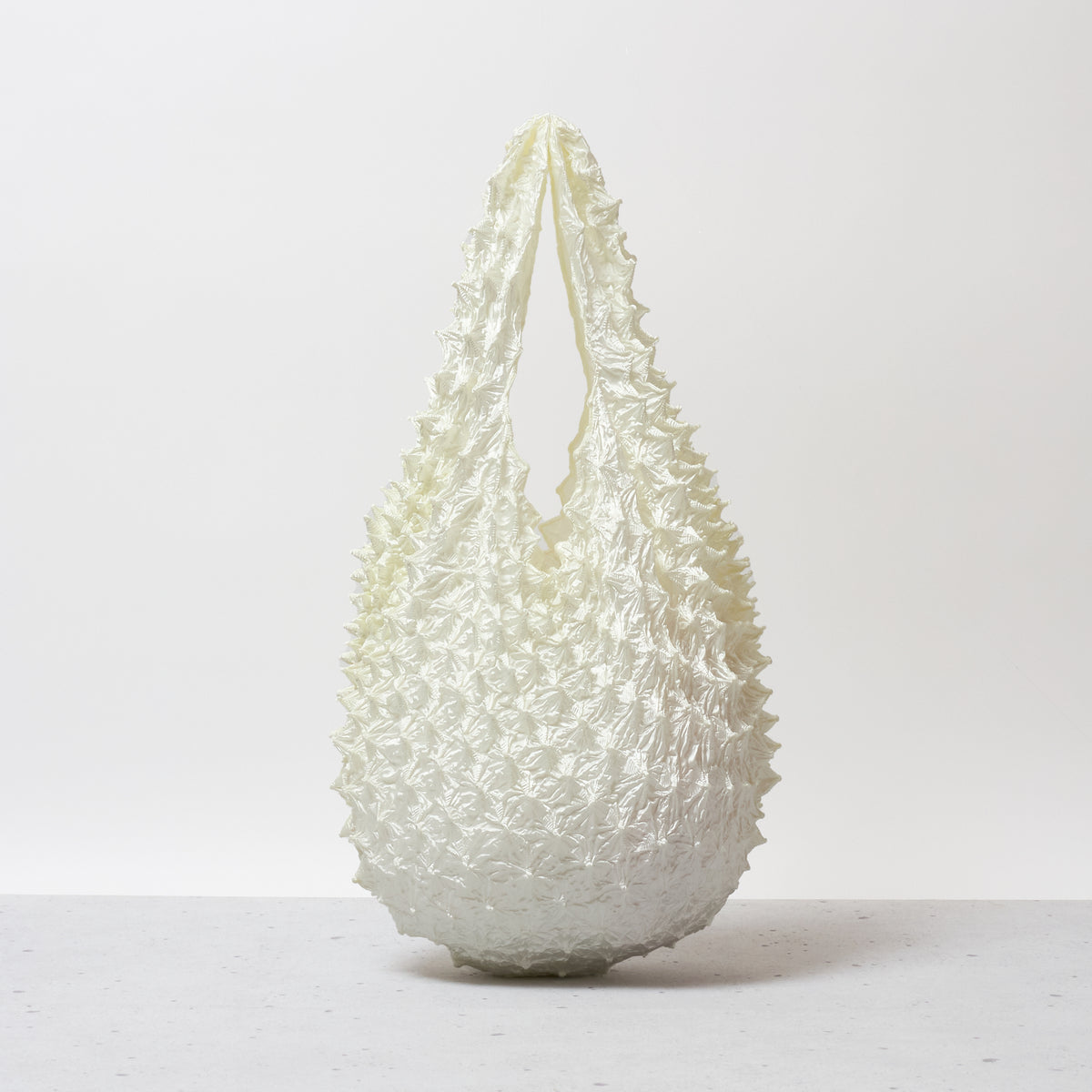  Spiky Shibori Tote Bag - Solid Color