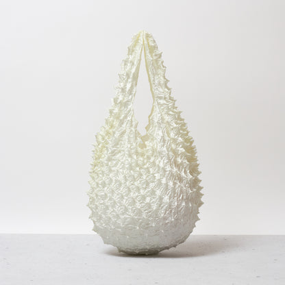  Spiky Shibori Tote Bag - Solid Color
