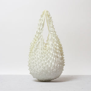  Spiky Shibori Tote Bag - Solid Color