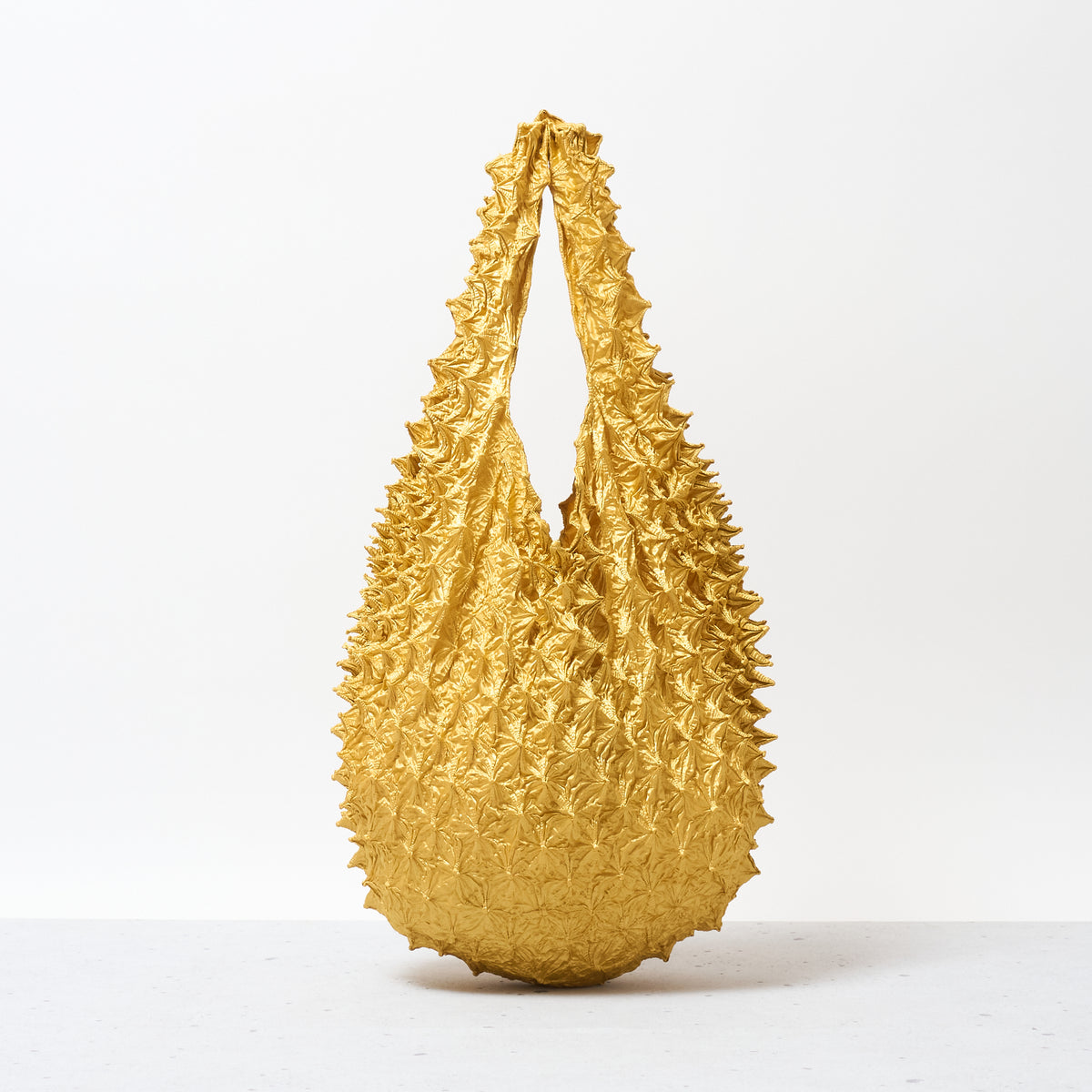  Spiky Shibori Tote Bag - Solid Color