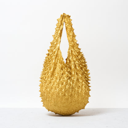  Spiky Shibori Tote Bag - Solid Color