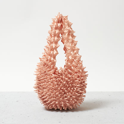  Spiky Shibori Tote Bag - Solid Color