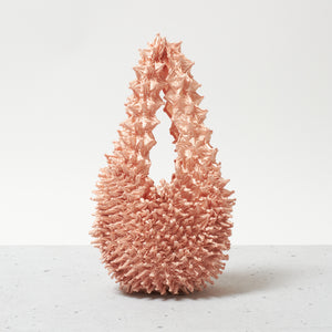  Spiky Shibori Tote Bag - Solid Color