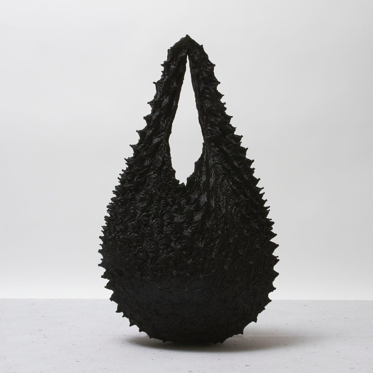  Spiky Shibori Tote Bag - Solid Color