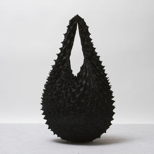 Spiky Shibori Tote Bag - Solid Color