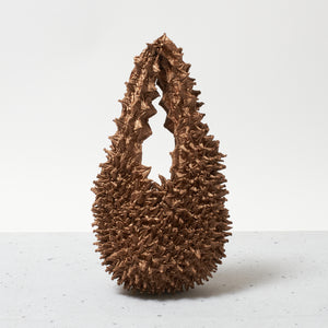  Spiky Shibori Tote Bag - Solid Color