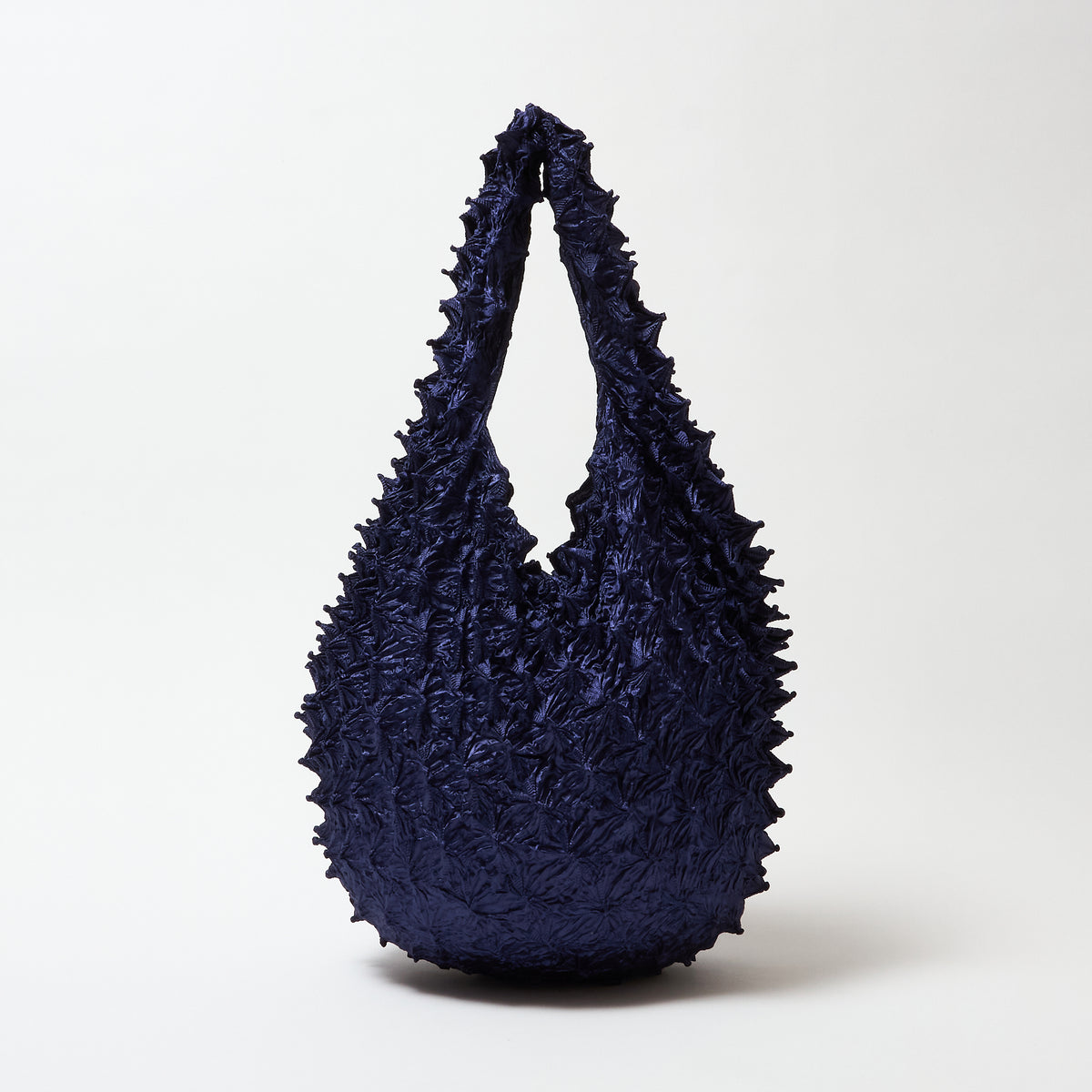  Spiky Shibori Tote Bag - Solid Color