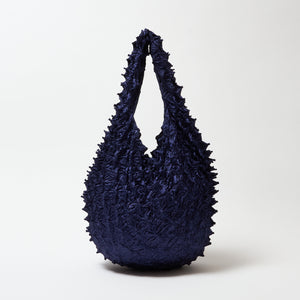  Spiky Shibori Tote Bag - Solid Color