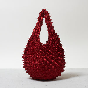  Spiky Shibori Tote Bag - Solid Color