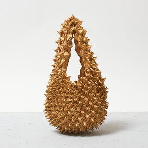  Spiky Shibori Tote Bag - Solid Color