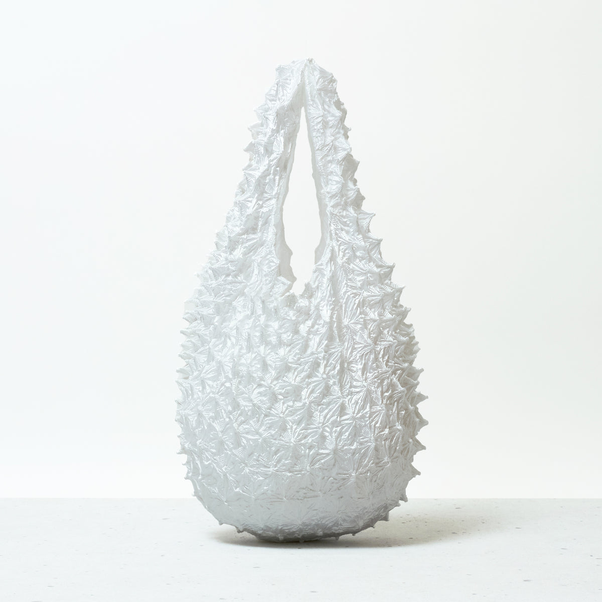  Spiky Shibori Tote Bag - Solid Color