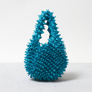  Spiky Shibori Tote Bag - Solid Color