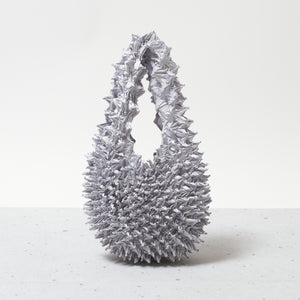  Spiky Shibori Tote Bag - Solid Color