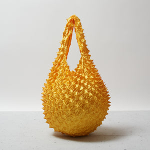 Spiky Shibori Tote Bag - Solid Color