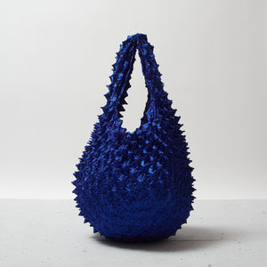  Spiky Shibori Tote Bag - Solid Color