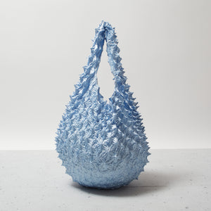  Spiky Shibori Tote Bag - Solid Color