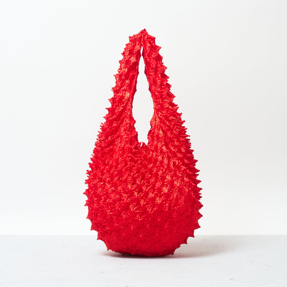  Spiky Shibori Tote Bag - Solid Color