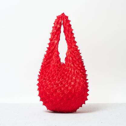  Spiky Shibori Tote Bag - Solid Color