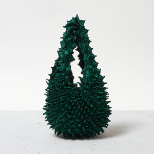  Spiky Shibori Tote Bag - Solid Color
