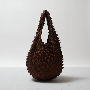  Spiky Shibori Tote Bag - Solid Color