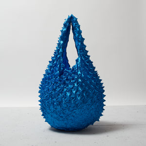  Spiky Shibori Tote Bag - Solid Color