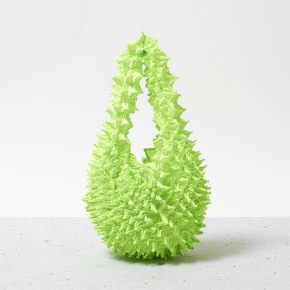  Spiky Shibori Tote Bag - Solid Color