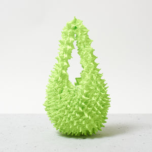  Spiky Shibori Tote Bag - Solid Color