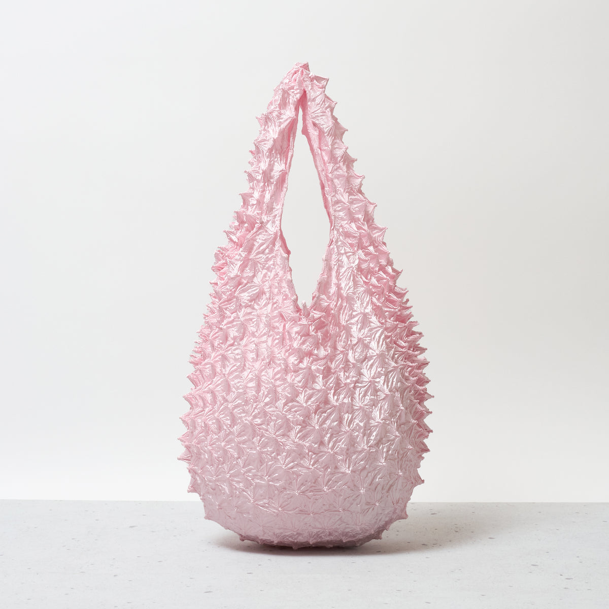  Spiky Shibori Tote Bag - Solid Color