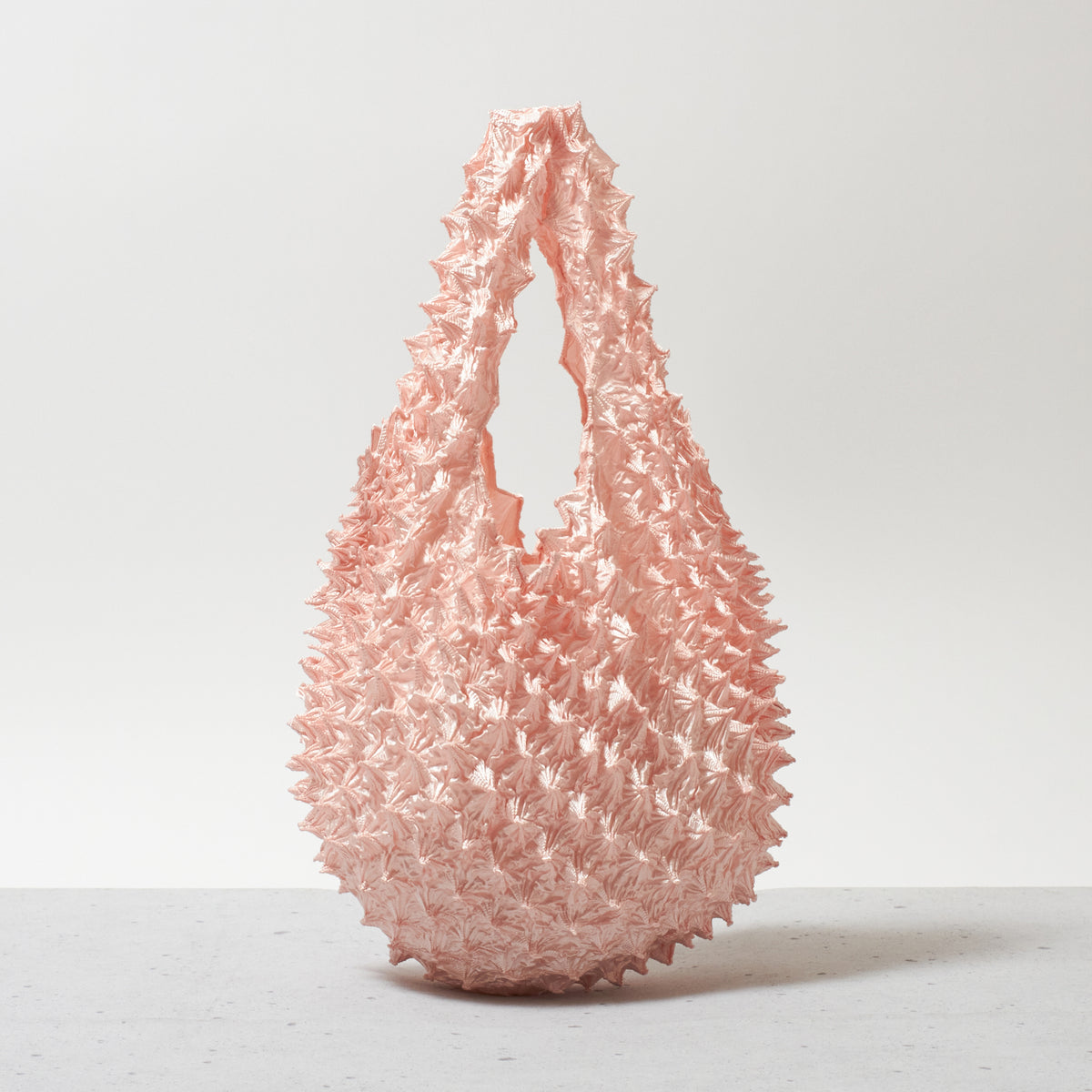  Spiky Shibori Tote Bag - Solid Color