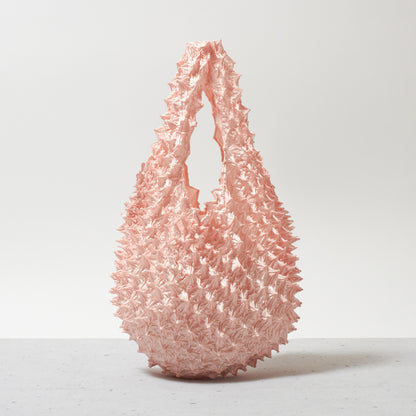  Spiky Shibori Tote Bag - Solid Color