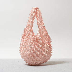  Spiky Shibori Tote Bag - Solid Color