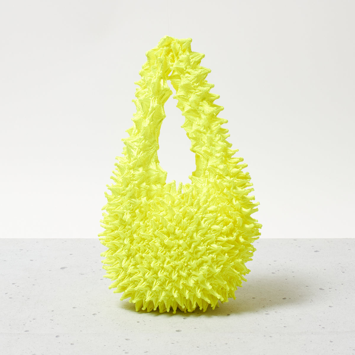  Spiky Shibori Tote Bag - Solid Color