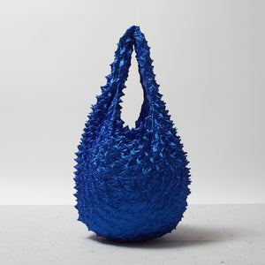  Spiky Shibori Tote Bag - Solid Color