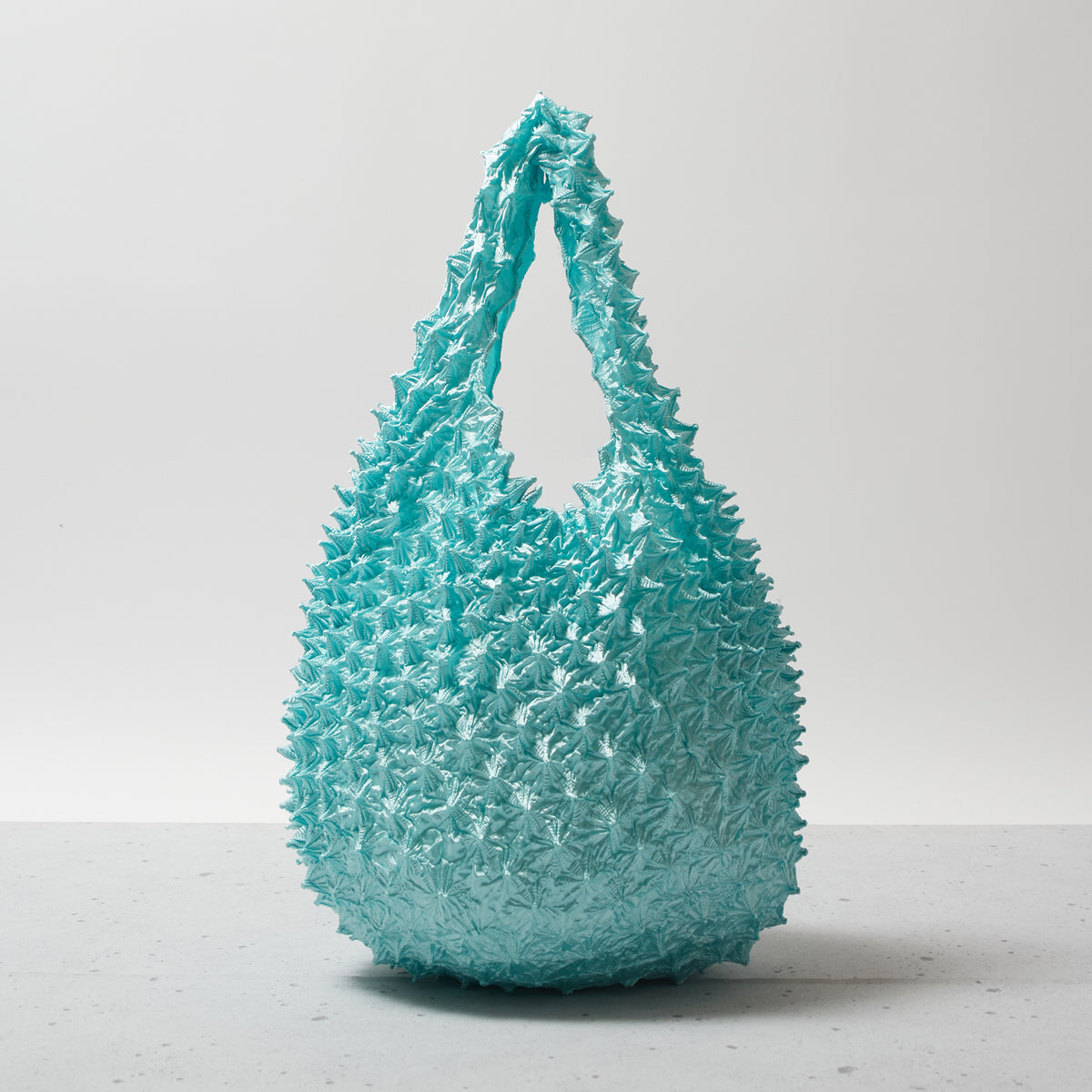  Spiky Shibori Tote Bag - Solid Color