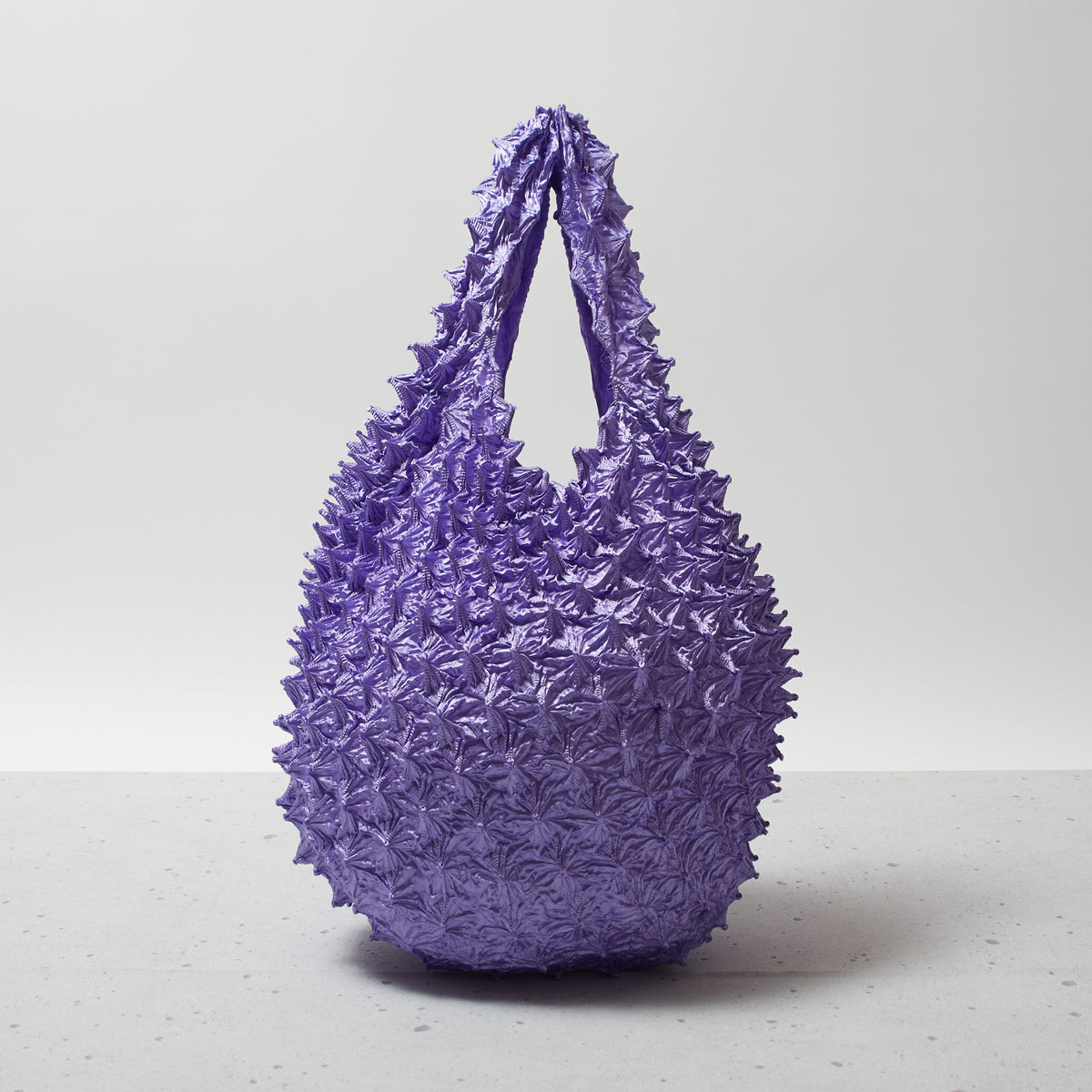  Spiky Shibori Tote Bag - Solid Color