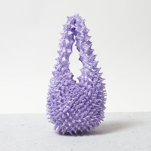  Spiky Shibori Tote Bag - Solid Color