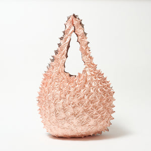 Spiky Shibori Tote Bag Bicolor