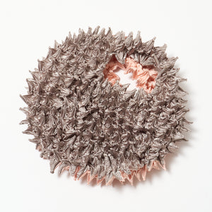 Spiky Shibori Tote Bag Bicolor