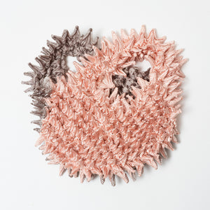 Spiky Shibori Tote Bag Bicolor