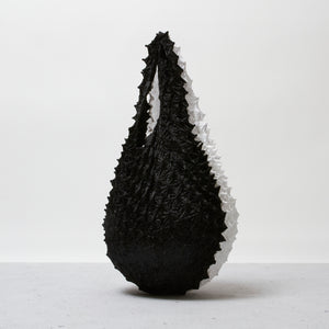 Spiky Shibori Tote Bag Bicolor