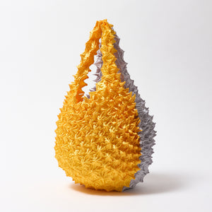 Spiky Shibori Tote Bag Bicolor